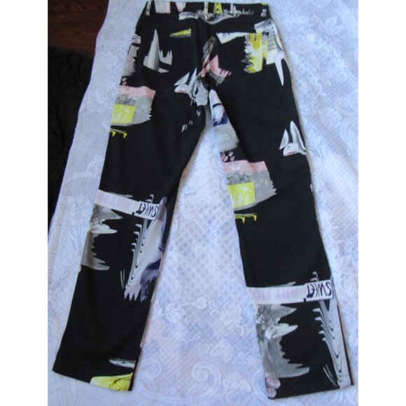 Desigual Women Pants, sz. S, Black white, waist 26in, inseam 27in - Picture 3 of 3